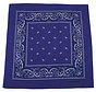 MFH - Bandana -  coton -  env. 55 x 55 cm -  bleu royal-blanc