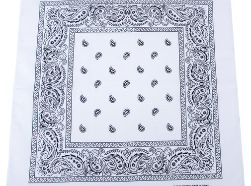 MFH MFH - Bandana - Wit / Zwart - 55 x 55 cm