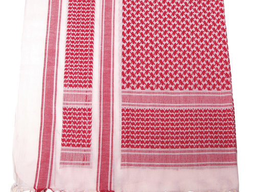 MFH MFH - PLO Sjaal - "Shemagh" - Rood / Wit