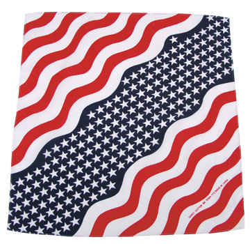 MFH MFH - Bandana -  Stars und Stripes -  ca. 55 x 55 cm -  Baumwolle