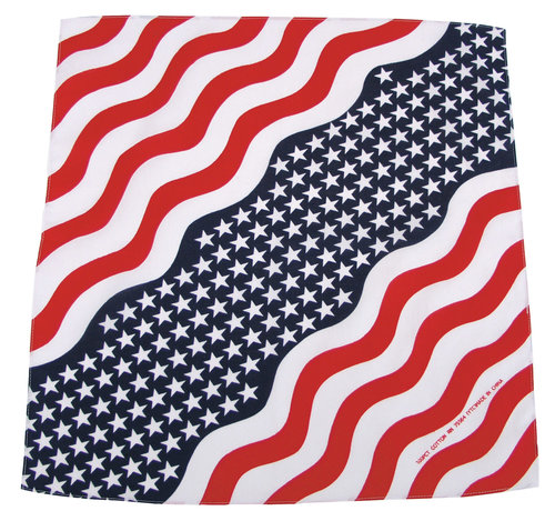 MFH MFH - Bandana  -  U.S.A. patroon  -  55 x 55 cm