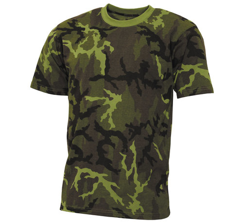 MFH MFH - T-Shirt pour enfants  -  "Basic"  -  M 95 Camouflage CZ  -  140-145 g/m2