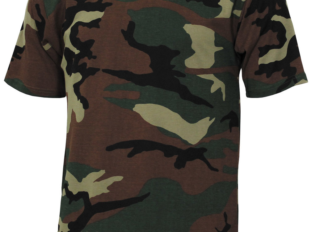 MFH MFH - Kinder T-shirt  -  Woodland camo  -  145 g/m2