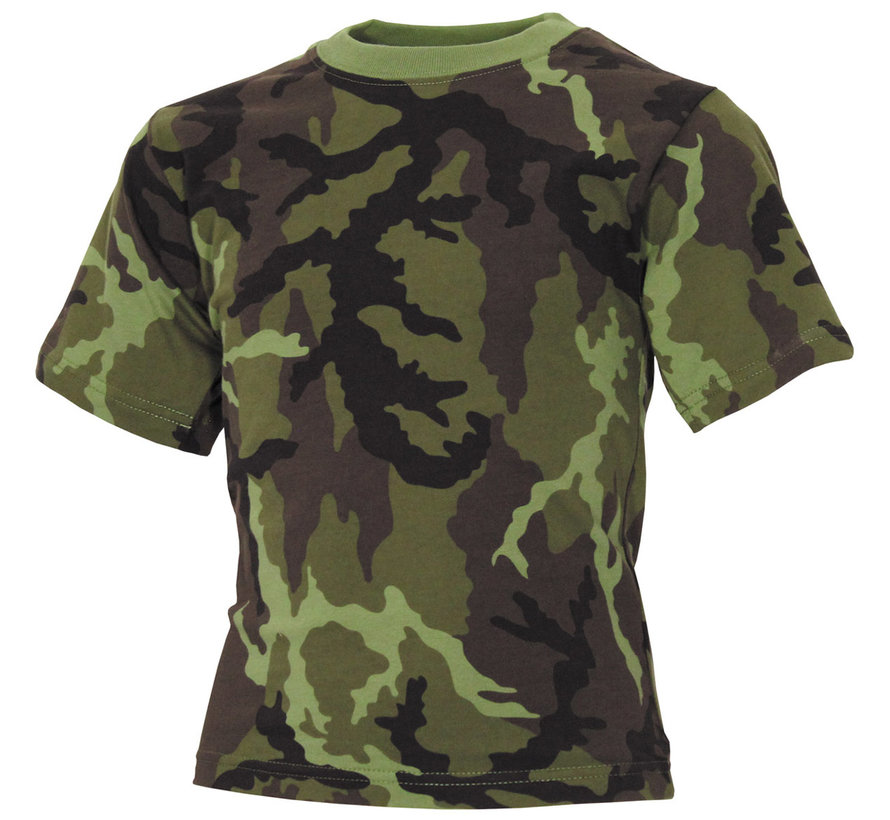 MFH - T-Shirt pour enfants  -  M 95 Camouflage CZ  -  manche courte  -  170 g/m2
