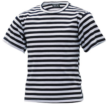 MFH MFH - Russ. T-shirt Navy Kids  -  blanc-bleu  -  manche courte