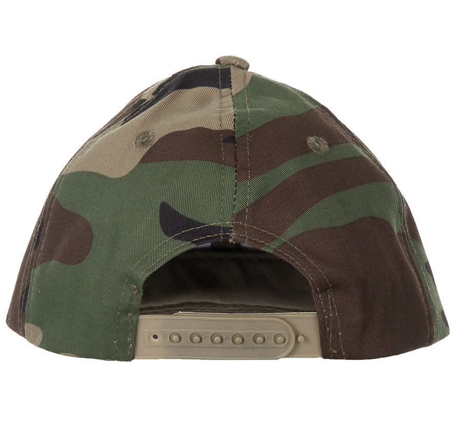 MFH - Kinder pet  -  Verstelbare grootte  -  Woodland camo