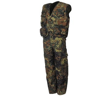 MFH MFH - Kinder-Anzug -  Weste und Hose -   -  flecktarn - Hosenbeine abnehmbar