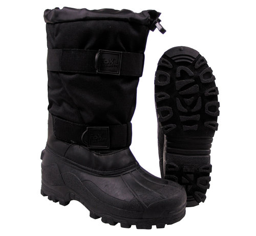 Fox Outdoor  Fox Outdoor - Bottes de protection contre le froid  -  "Fox 40 C"  -  avec semelle en caoutchouc  -  Noir