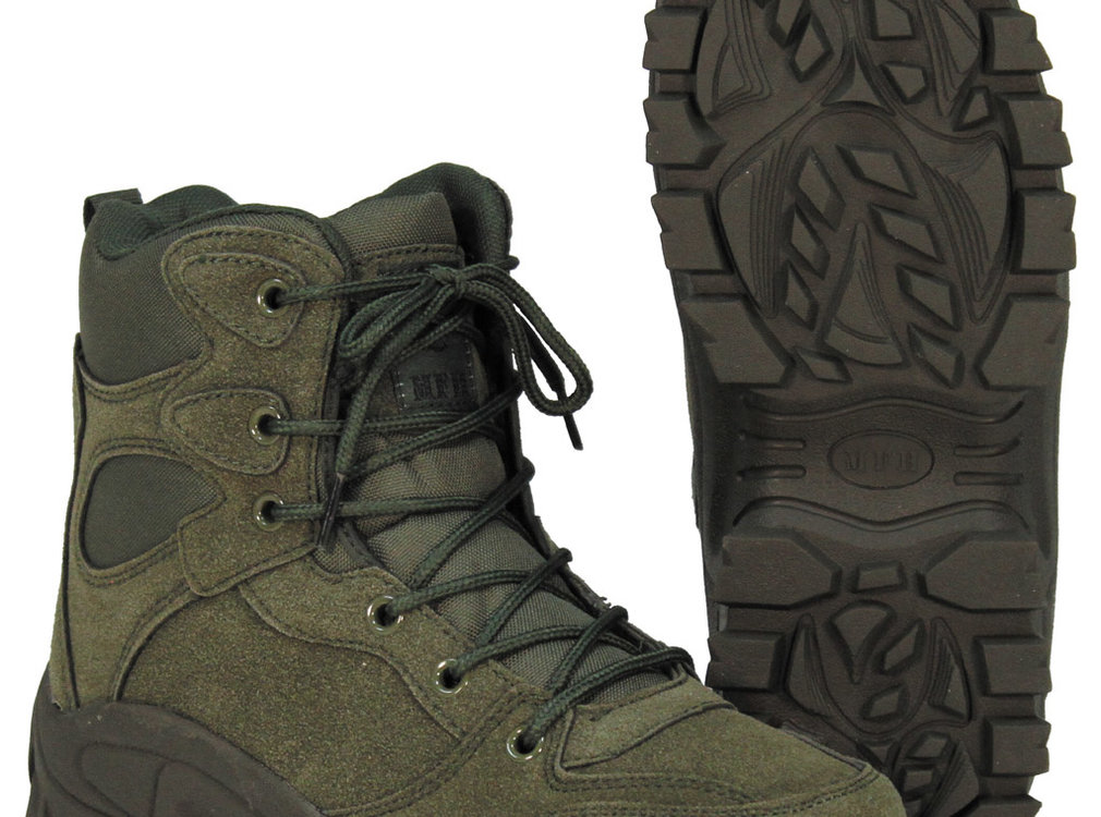 MFH MFH - Stiefel -  "Commando" -  oliv -  knöchelhoch