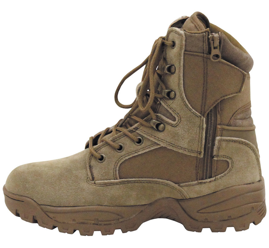 MFH - Stiefel -  "Mission" -  Cordura -  gefüttert -  coyote tan