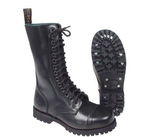 Pure Trash Pure Trash - Bottes  -  14 trous  -  "Pure Trash"  -  Noir  -  Capuchon en acier  -  Vis