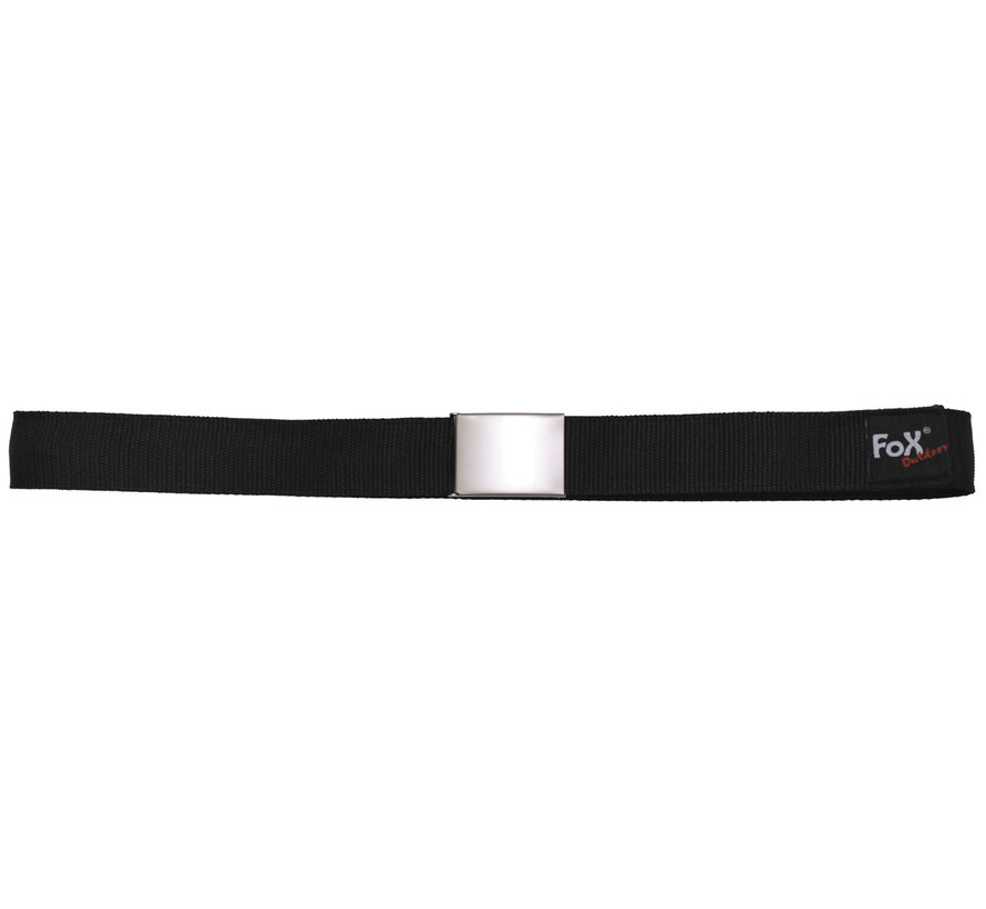 Fox Outdoor - Ceinture -   money pocket -  4 cm -  portemonnaie -  noir