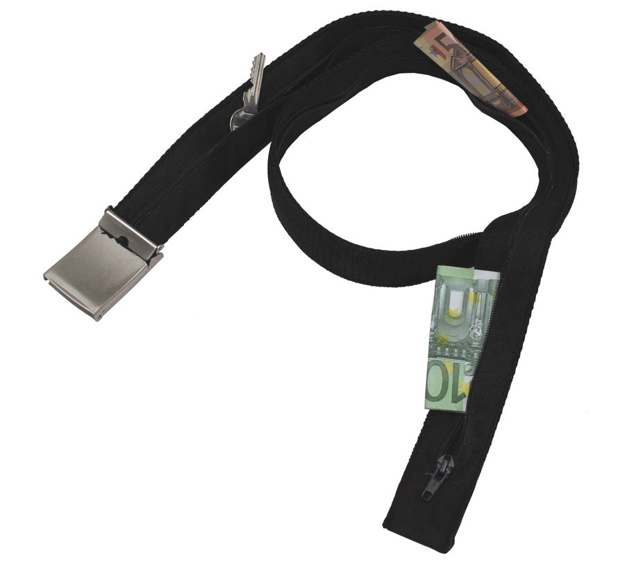 Fox Outdoor - Gürtel - mit Innenfach -  schwarz -  ca. 4 cm