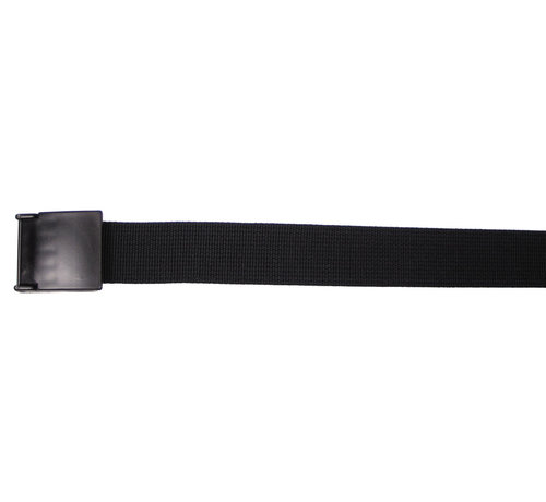 MFH MFH - Ceinture US "Stealth" -  noir -  avec serrure plastique -  4 cm