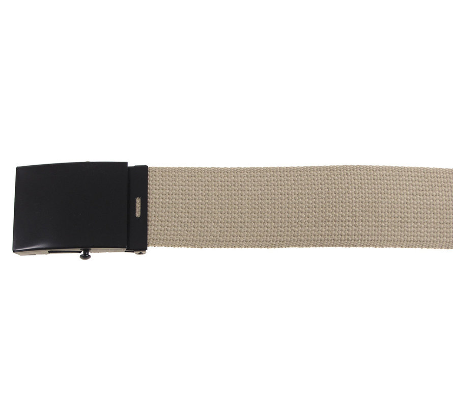 MFH - Ceinture -  4 - 5 cm -  kaki -  avec serrure métallique