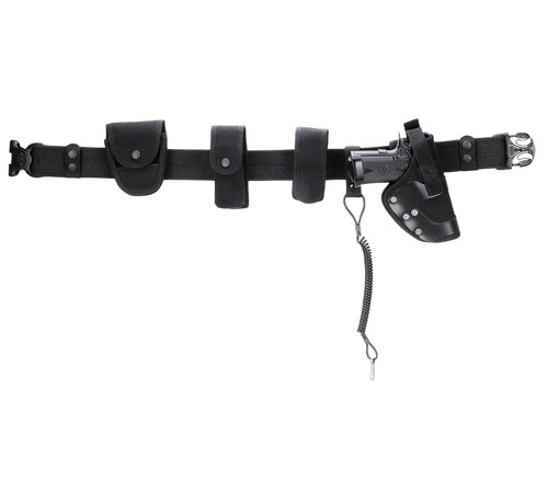 MFH MFH - Nylon riem - "Security" - Zwart - 8-delegi - PP-inleg