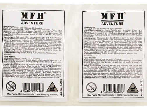 MFH MFH - chaufferettes - 10 - 5 x 7 cm - usage unique