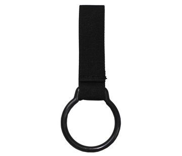 MFH MFH - Taschenlampenhalter -  mit Ring -  schwarz