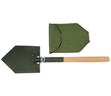 MFH MFH - Opvouwbare veldschep- houten handvat - Deluxe - 2-delige