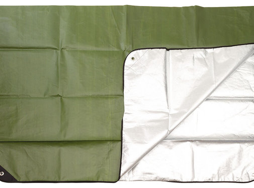 MFH MFH - Bâche d'Urgence -  vert OD -   un côté revêtu d'aluminium