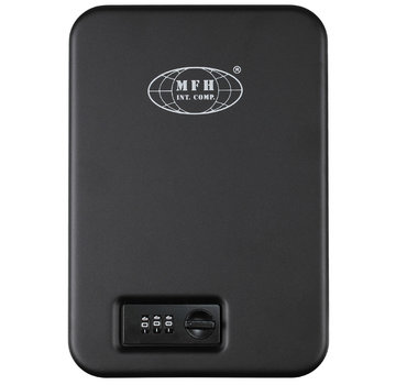 MFH MFH - Sicherheitskassette -  schwarz -  Metall -  mit Zahlenschloss