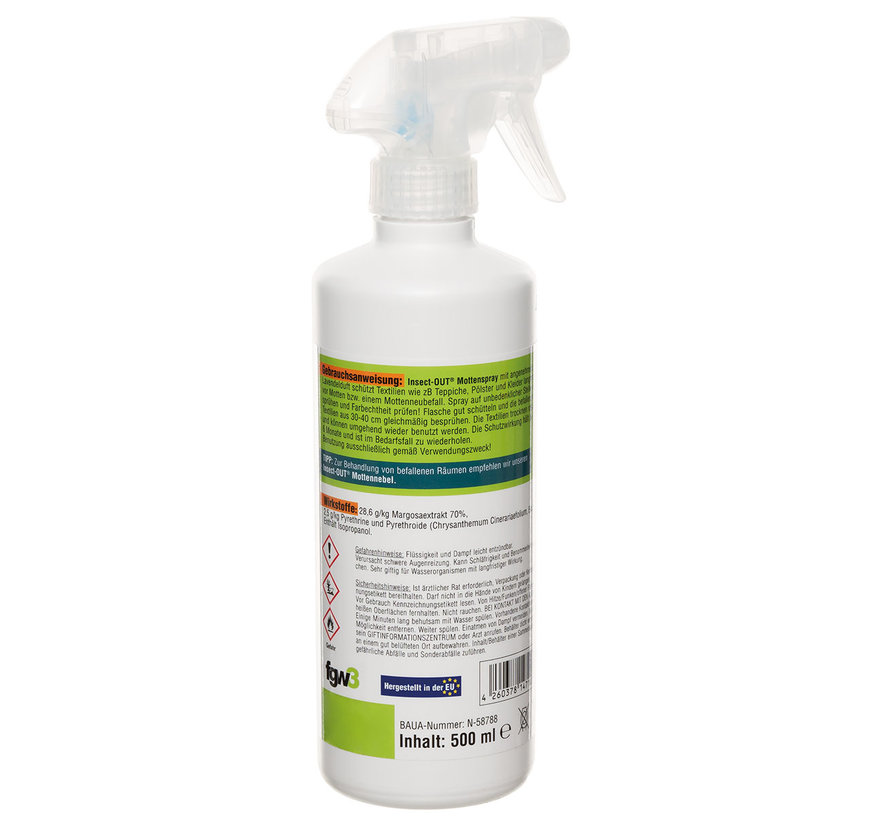 Max Fuchs - Insect-OUT  -  Anti-mot Spray  -  500 ml