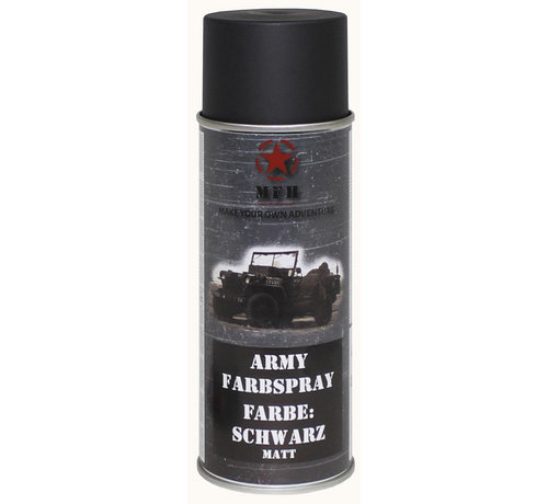 MFH MFH - Bombe de peinture armée -  NOIR -  mat -  400 ml