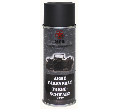 MFH MFH - Leger Spray Paint  -  Zwarte  -  Matteüs  -  400 ml