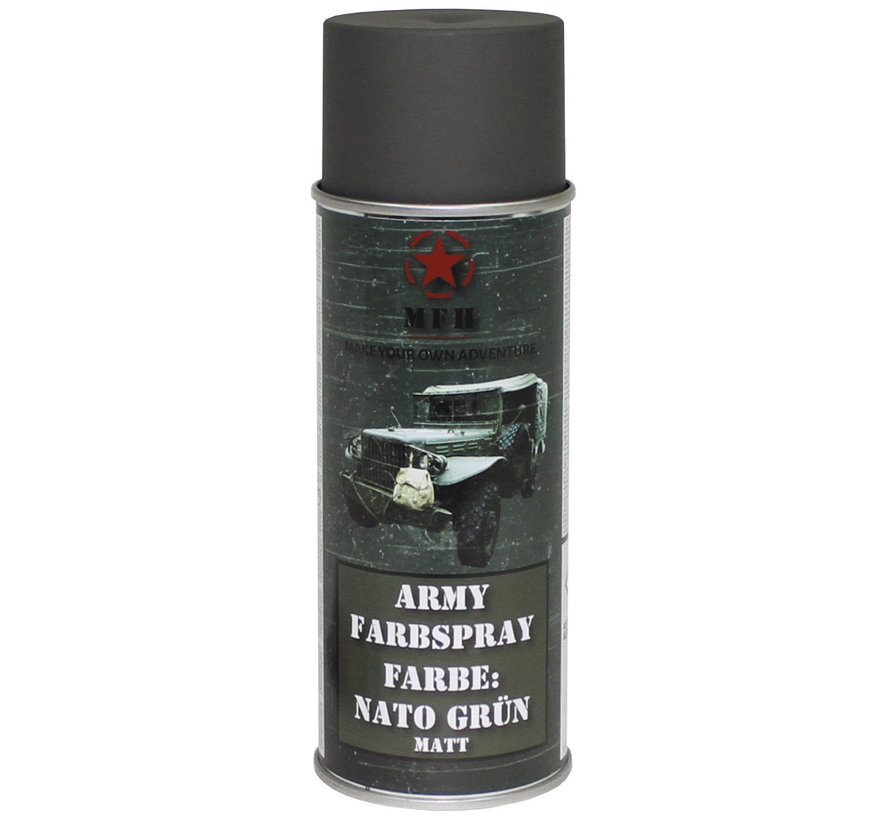 MFH - Army Farbspray -  NATO GRÜN -  matt -  400 ml