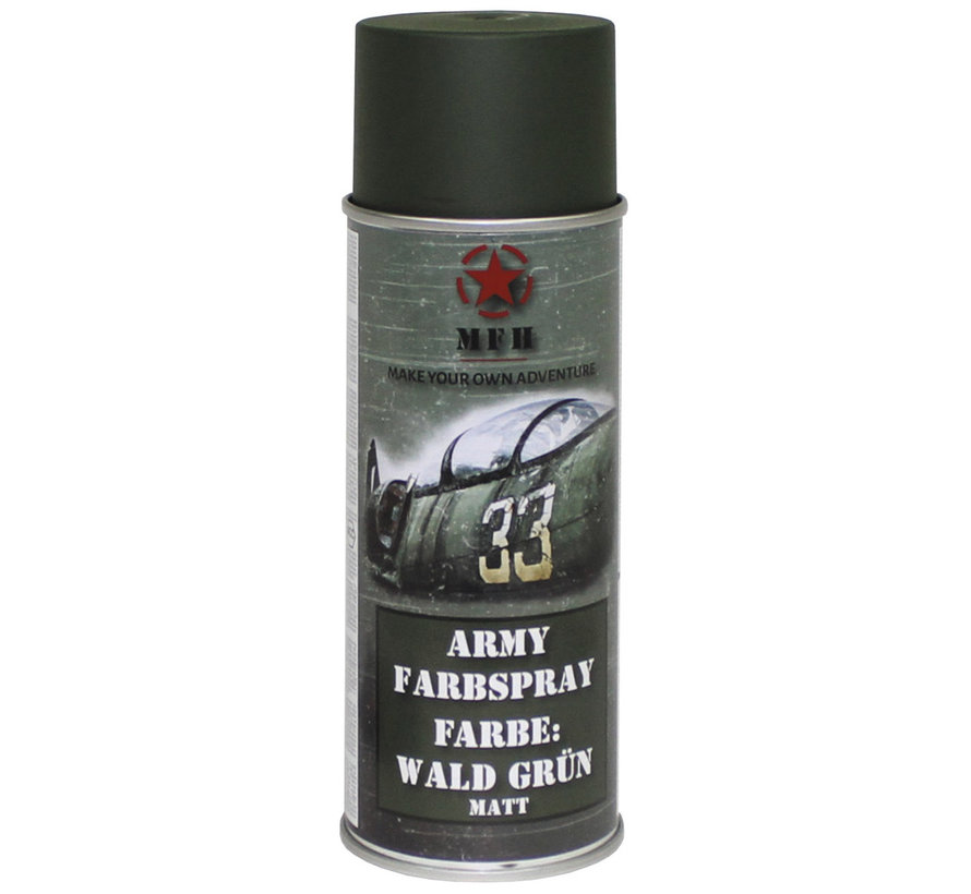 MFH - Army Farbspray -  WALD GRÜN -  matt -  400 ml