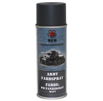 MFH MFH - Bombe de peinture armée -  WH GRIS CHARS -  mat -  400 ml