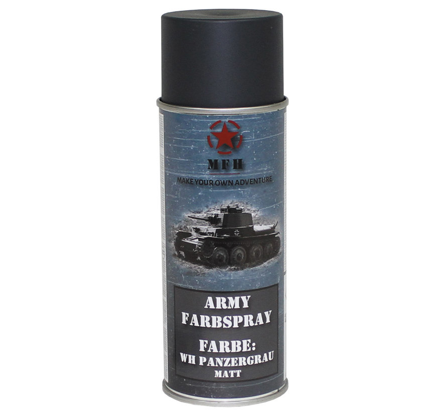 MFH - Army Farbspray -  WH PANZERGRAU -  matt -  400 ml