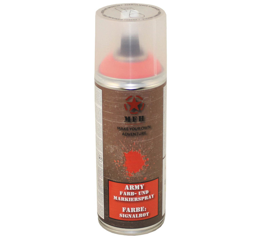 MFH - Leger Spray Paint  -  SEIN ROOD  -  400 ml