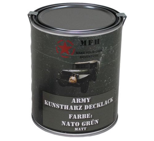 MFH MFH - Army Lack - NATO GRÜN - matt - Dose - 1 l