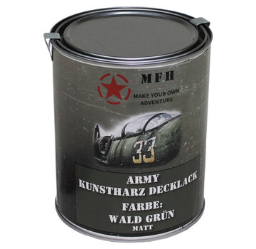 MFH MFH - Army Lack -  WALD GRÜN -  matt -  Dose -  1 l