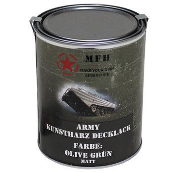 MFH MFH - Army Lack - OLIV GRÜN - matt - Dose - 1 l