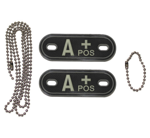 MFH MFH - groupe sanguin d'identité - persistant - "A POS" - 3D