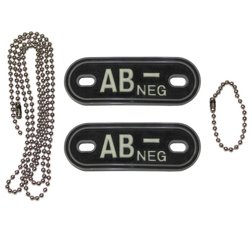 MFH MFH - groupe sanguin d'identité - persistant - "AB NEG" - 3 D
