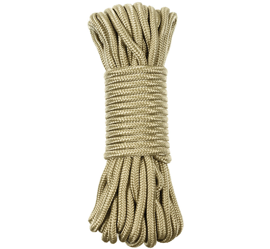 MFH - Seil -  coyote tan -  5 mm -  15 Meter