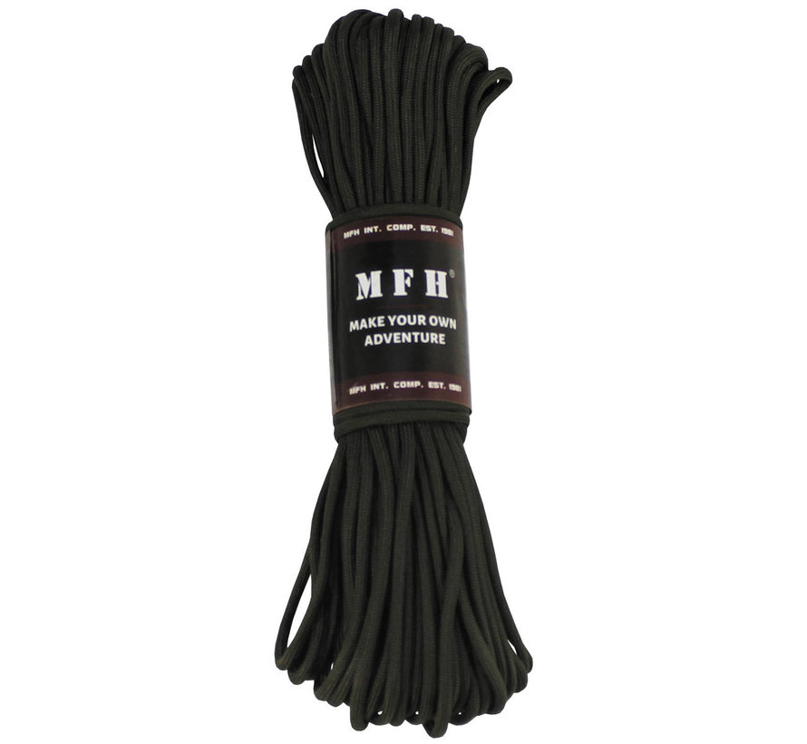 MFH - corde de parachute -  kaki -  100 FT -  nylon