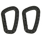 MFH - Carabiner  -  Plastic  -  Gebladerte  -  D 7 mm x 8  -  5 cm  -  2-pack