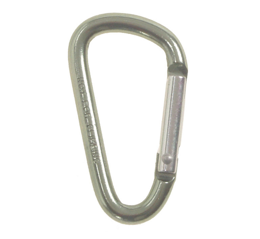 MFH - Carabiner  -  D 5 mm x 5 cm  -  OD groen