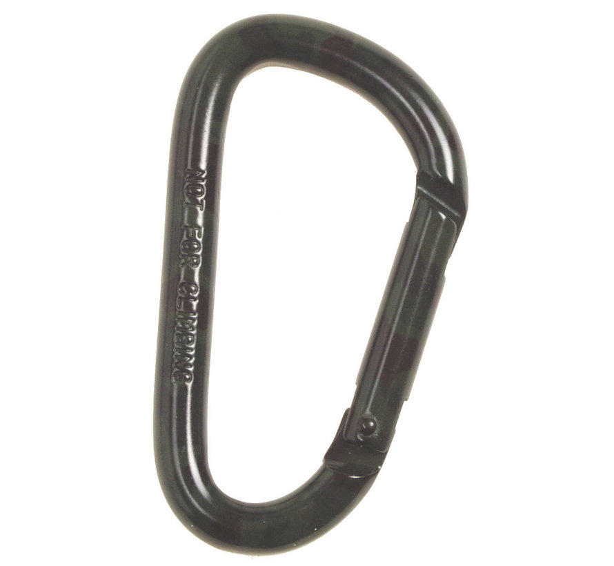 MFH - Carabiner  -  D 8 mm x 8 cm  -  Camo