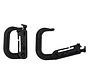 MFH - Carabiner  -  Plastic  -  "MOLLE"  -  Zwarte  -  2-pack