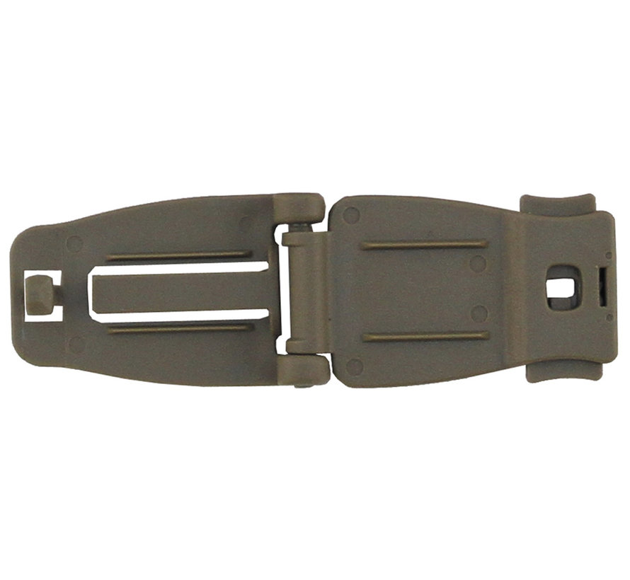 MFH - clip adaptateur -  plastique "Molle" -  coyote tan