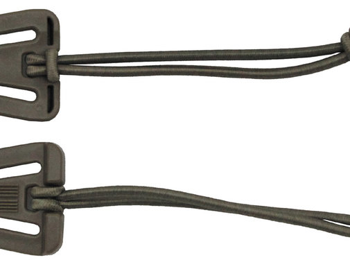 MFH MFH - Clip met rubberen band  -  "MOLLE"  -  coyote tan  -  2-pack