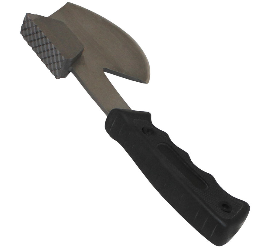 MFH - Hache marteau -  env. 27 cm -  manche en caoutchouc