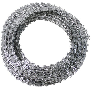 MFH Max Fuchs - fil de fer barbelé -  métal -  50 m -  diamètre rouleau 30 cm