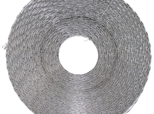 MFH Max Fuchs - fil de fer barbelé -  métal -  120 m -  diamètre rouleau 30 cm