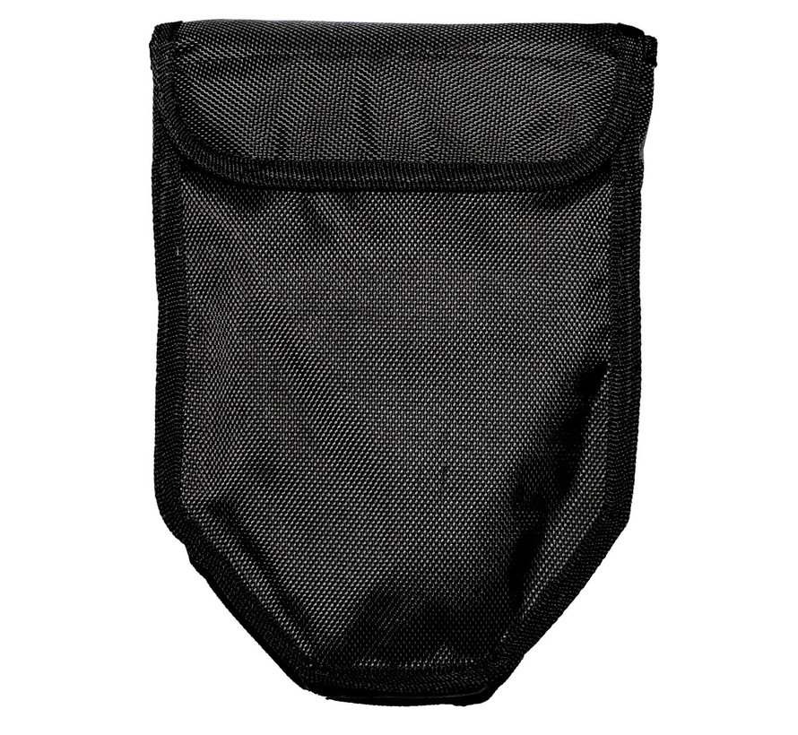 MFH - pelle pliante -  manche plastique -  noir -  avec sac